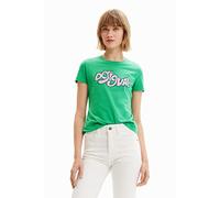 Desigual Women's Ts_Barcelona 4038 T-Shirt, Green, S
