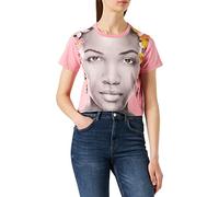 Desigual Women's TS_FACE T-Shirt, Red, XS