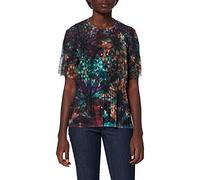 Desigual Women's Ts_Florence Night T-Shirt, Green, X-Small