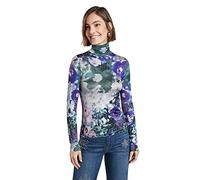 Desigual Women's TS_Inaya T-Shirt, Blue, XL