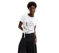 Desigual Women's Ts_Tristan Blouse, White, XX-Large