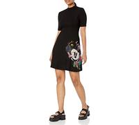 Desigual Women's Vest_Mickey Morro Dress, Black, XS, Black, X-Small