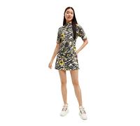 Desigual Womens Mineral Mini Grey Yellow Dress L