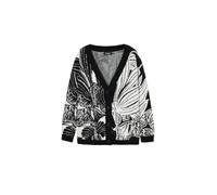 Desigual Women's Woman Flat Knit Thick Gauge Jacket Sweater