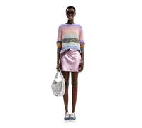 Desigual Women's Woman Flat Knit Thin Gauge Pullover Sweater