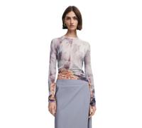Desigual Women's Woman Flat Knit Thin Gauge Pullover Sweater