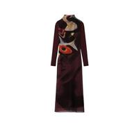 Desigual Long Dress VEST LINCOLN in Black EU L