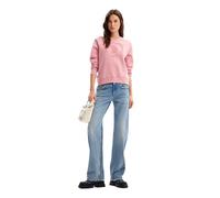 Desigual Women's Woman Knit Sweat Long Sleeve Sweater Red