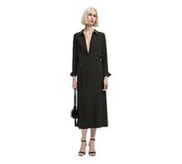 Desigual Women's Woman Woven Dress Long Sleeve, Green, S