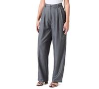 Desigual Women's Woman Woven Long Trousers Pants, Black, M
