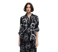 Desigual Women's Woman Woven Shirt Long Sleeve Blouse