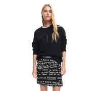 Desigual Women's Woman Woven Skirt Short, Black, M