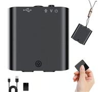 Desirablte Mini Voice Recorder: Capture Every Sound with Smart, Compact Precision, Magnetic Listening Devices with Noise Cancellation, Long-Lasting Battery for Car, Meetings, Lecture, Interview (16GB)