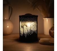 Desire Aroma Lamp Skyline Black Electric Wax Melt Oil Burner Night Light Decor