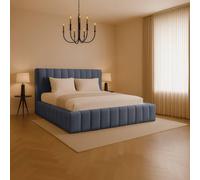 Desire Deco Kingston Modern Upholstered Storage Bed, Double, King, Super King in Charcoal | Size: Single Desire Deco Charcoal Single