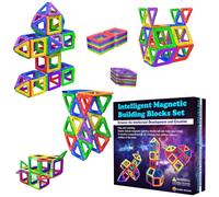 Desire Deluxe Magnetic Building Blocks 40pc Construction Toys Set for Kids Ga...