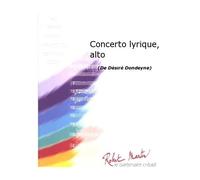 Désiré Dondeyne-Concerto Lyrique Alto Saxophone Solo-Concert Band/Harmonie