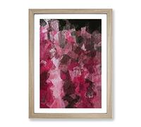 Desire In Abstract Modern Framed Print | A3 Oak Framed Wall Art | Ready to Hang | Abstract Fantasy Picture | Living Room Bedroom Lounge Office
