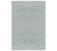 Desire Rugs Ainsley Modern Plain Living Room Shaggy Area Rug in Duck Egg Blue | Size: 120 cm diameter Desire Rugs Duck Egg Blue 120 cm diameter