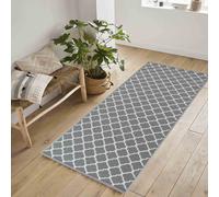 Serdim Rugs Trellis Anti Slip Doormats Grey 67X120 Cm, Grey