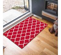 Serdim Rugs Trellis Anti Slip Doormats Red 67X220 Cm, Red