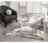 Desire Rugs Eleanor Modern Embossed Living Room Area Rug - Slate Design in Grey | Size: 120 cm x 170 cm Desire Rugs Grey 120 cm x 170 cm
