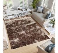 Serdim Rugs California Twotone Shaggy Rugs 160x230cm Bronze, Brown