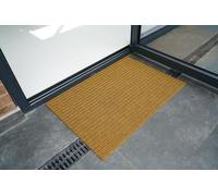 Desire Rugs Non Slip Coir Style Heavy Duty Rubber Back Door Mats in Beige | Size: 50 cm x 80 cm Desire Rugs Beige 50 cm x 80 cm
