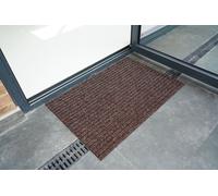 Desire Rugs Non Slip Coir Style Heavy Duty Rubber Back Door Mats in Brown | Size: 50 cm x 80 cm Desire Rugs Brown 50 cm x 80 cm