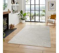 Desire Rugs Perla Modern Abstract Linear Living Room Area Rug Metallic-Beige Molten in Beige | Size: 160 cm x 230 cm Desire Rugs Beige 160 cm x 230 cm