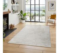 Desire Rugs Perla Modern Abstract Linear Living Room Area Rug Metallic-Grey Molten in Grey | Size: 160 cm x 230 cm Desire Rugs Grey 160 cm x 230 cm