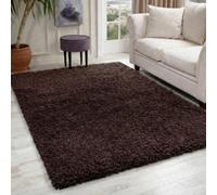 Desire Rugs Modern Elegant Soft Shaggy Rug for Living Rooms - Stylish Area Rugs in Brown | Size: 60 cm x 110 cm Desire Rugs Brown 60 cm x 110 cm