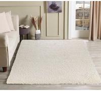 Desire Rugs Modern Plain Soft Shaggy Rug For Living Rooms - Stylish Area Rugs Ivory 200x290cm, Cream