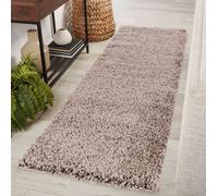 Desire Rugs Modern Elegant Soft Shaggy Rug for Living Rooms - Stylish Area Rugs in Light Beige | Size: 60 cm x 220 cm Desire Rugs Light Beige 60 cm x 220 cm