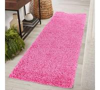 Desire Rugs Modern Elegant Soft Shaggy Rug for Living Rooms - Stylish Area Rugs in Pink | Size: 60 cm x 220 cm Desire Rugs Pink 60 cm x 220 cm