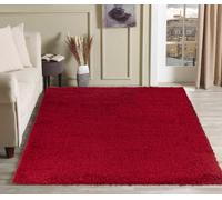Desire Rugs Modern Plain Soft Shaggy Rug For Living Rooms - Stylish Area Rugs Red 060x110cm, Red