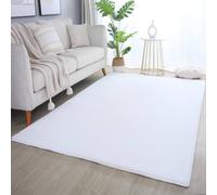 Desire Rugs Plushtale Washable Low Pile Living Room Area Rug - Fluffy Super Soft in Natural White | Size: 200 cm x 280 cm Desire Rugs Natural White 200 cm x 280 cm