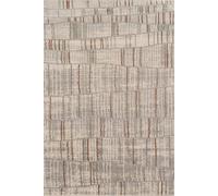 Rhodes Modern Living Room Contemporary Area Rug Easy Simple Geometric Patterned Rugs Hatch Design - Grey 160 X 230 Cm