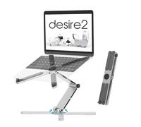 Desire2 X Stand Laptop Stand, Adjustable Height 30-260mm, 360° Rotation, Aluminium, Portable Folding Design