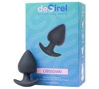 Desirel Obsidian - App-controlled anal vibrator (black)