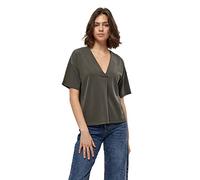 Desires Women's Katana V-Neck Blouse 3655 Beluga M