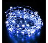 Desiretech - 50 LED Battery-Powered Fairy Lights - 5M Copper Wire String Lights - Waterproof Decorative LED for Indoor/Outdoor Use - Weddings, Christmas, Bedroom, Patio & Party