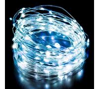 Desiretech LED Battery-Powered Fairy Lights Copper Wire String Lights 2Pack 50LED in Cool White Desiretech Cool White