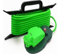 Desiretech Weatherproof Extension Cable with Socket - 13 Amp Outdoor Lead in Green | Size: 10m Desiretech Green 10m