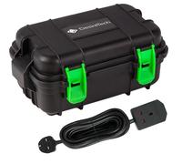 Desiretech Weatherproof Outdoor Electric Box with 1 Gang 10m Extension Lead - IP54 Rated, Heavy-Duty Power Supply for Garden Tools, Christmas Lights, and DIY Tasks (Electrical Box & 10m Lead, Small)