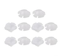 Desiumite 10 Piece Windscreen Wiper Linkage Kit White Plastic Replacement Bushings Compatible with Car and Truck Windshield Assemblies for Precise Fit