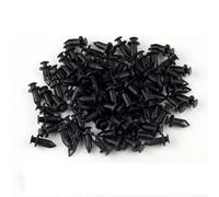 Desiumite 100pcs Black Plastic Fairing Body Trim Panel Fastener Clips Kit Compatible with For Rancher For Foreman For Rubicon For Rincon For Trx Series, For Brute For Bayou