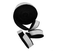 Desiumite 10m Microfiber Towel Grip Tape for Tennis, Squash and Badminton Rackets - Sweat Absorbent, Breathable Overgrip Roll in Assorted Colors (Blue, Black, White,(Black)