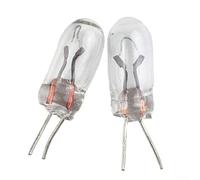 Desiumite 120Pcs 3Mm 12V Warm White Clear Mini Bulbs Grain Of Wheat-Lamp Set For OO Scale Model Railway Train Lighting Accessories, Layout Decoration And Hobby Projects
