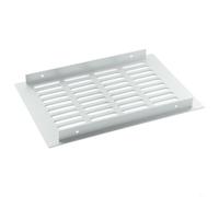 Desiumite 150mm Aluminium Rectangular Air Vent Grille Cover for Wardrobe, Cabinet, Bathroom Door or Shoe Storage with Waterproof Design, Silver(150x225mm)